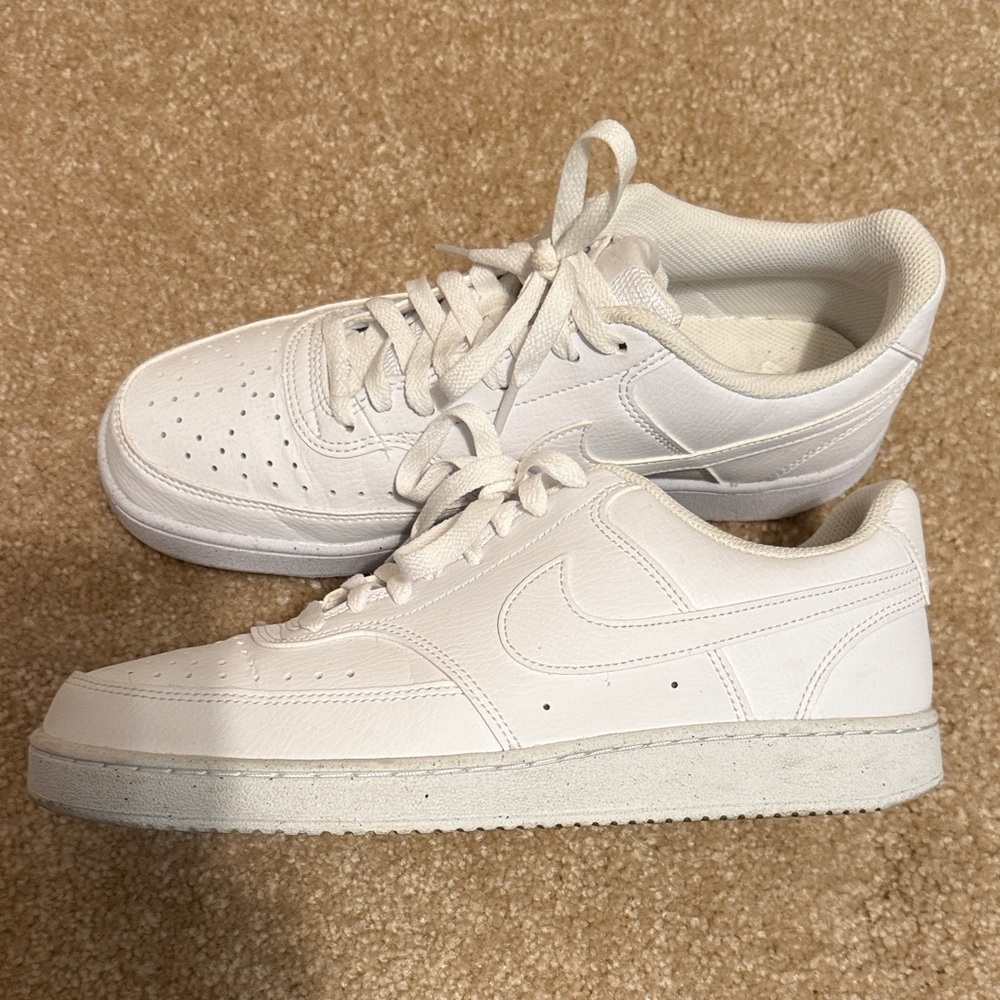 Nike White Low-Top Athletic Sneakers